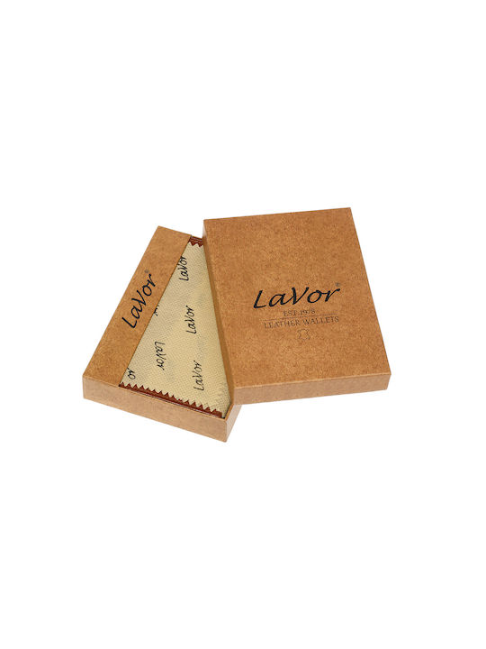 Lavor Men's Leather Wallet with RFID Kονιάκ