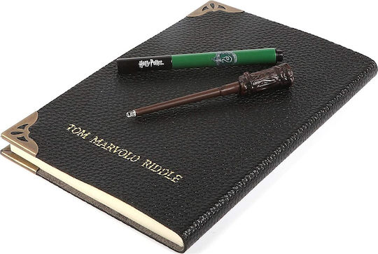 Dickie Tom Riddles Harry Potter Magic Wand Secret Diary Notizbuch A5 mit leeren Seiten Schwarz