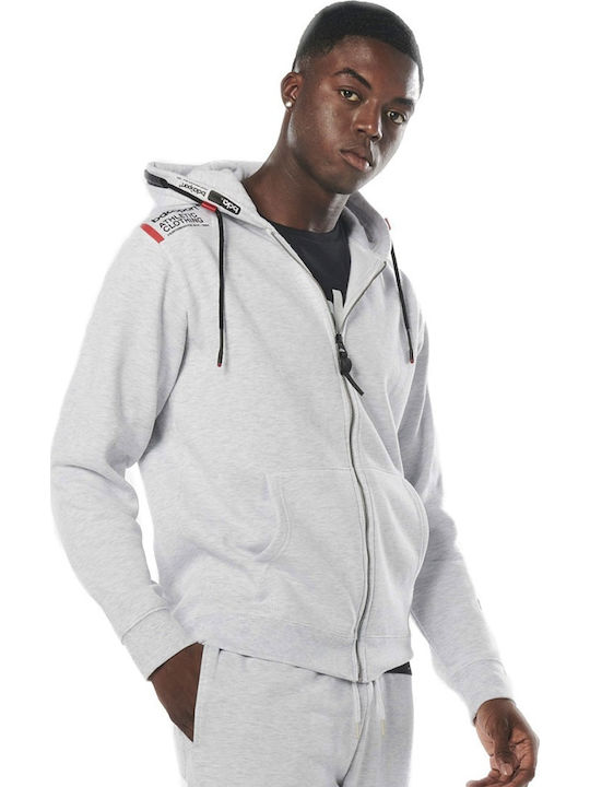 Gray Hoodie Cardigan