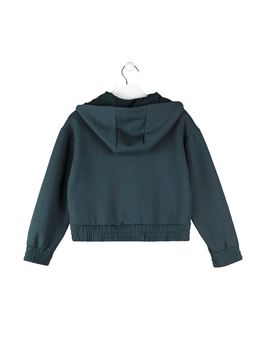 Losan Kids Sweatshirt with Hood and Pocket Gray