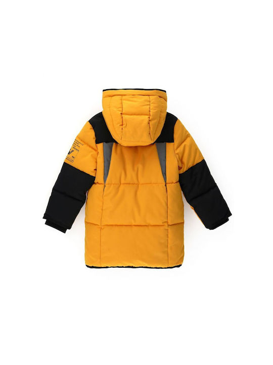 Original Marines Kids Parka short Hooded Yellow