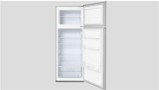 Inventor Ψυγείο Δίπορτο 204lt Υ143xΠ55xΒ55εκ. Inox DP1446S