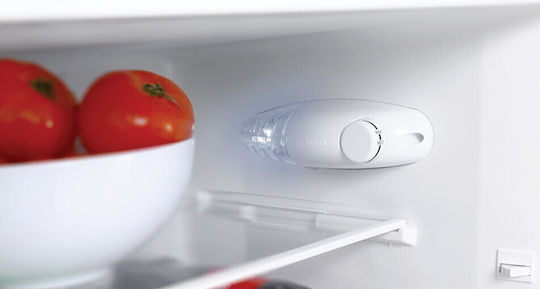 Inventor Ψυγείο Δίπορτο 204lt Υ143xΠ55xΒ55εκ. Inox DP1446S