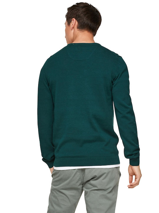 S.Oliver Men's Long Sleeve Sweater Green