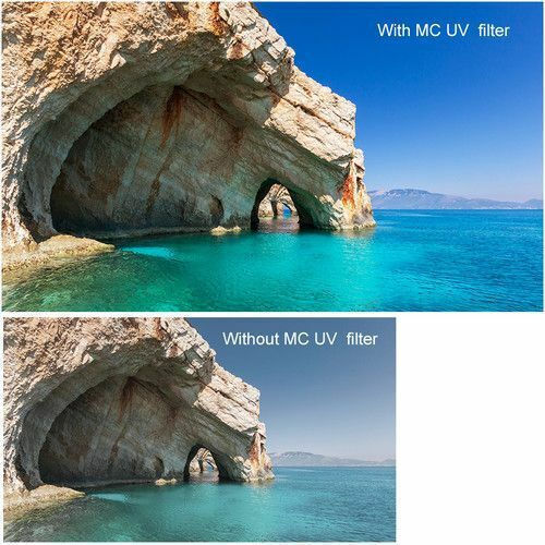 K&F Concept Blue Slim UV Filter Diameter 49mm with MC Coating Multi-Coated for Camera Lenses