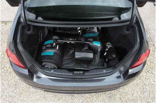 Electric Mobility Rascal Veo Sport Rollstuhl Scooter mit Klappbarem Rücken Blau