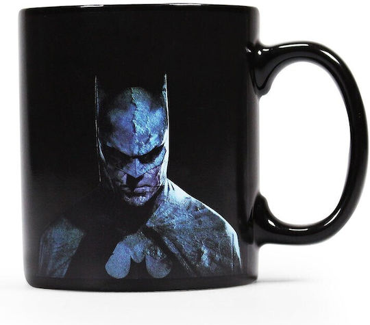 Graffiti Batman Villains Schimbare de căldură Cană Ceramică Neagră 350ml
