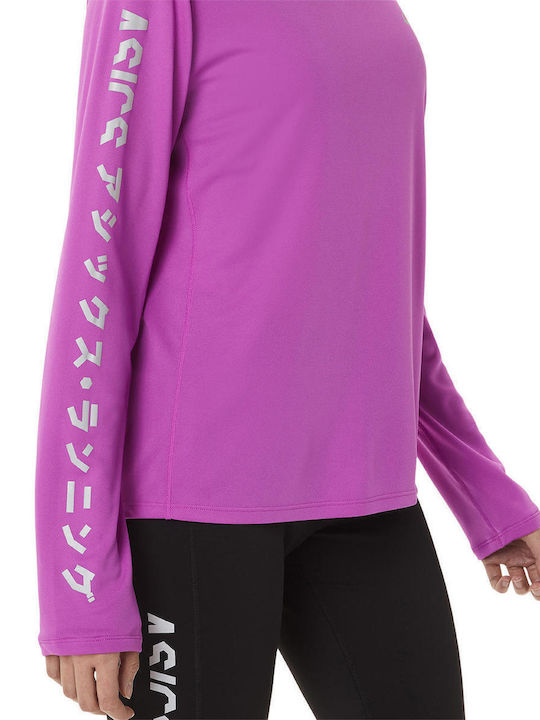 Katakana Damen Bluse Kurzärmelig Fuchsie