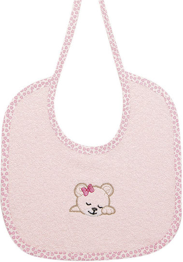 Dimcol Sleeping Bears Cub Bib from 100% Cotton with Lace Band 14