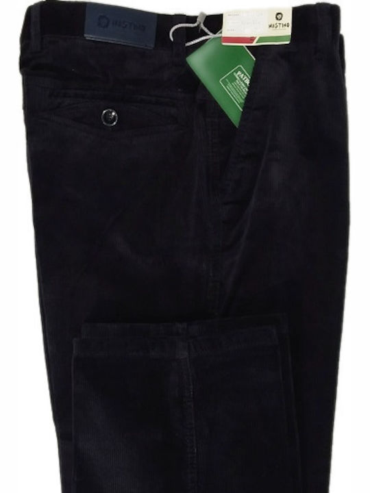 TROUSERS CORDUROY DARK BLUE H678-2 MASTINO (H678-BLUE/2)