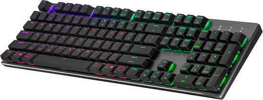 CoolerMaster SK653 Wireless Gaming Mechanical Keyboard with TTC Red switches and RGB lighting (English US) Gunmetal Gray