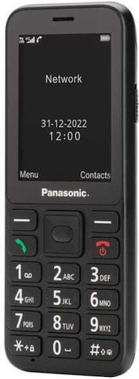 Panasonic KX-TU250 Single SIM Κινητό με Μεγάλα Κουμπιά Μαύρο