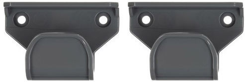 Foldable Security Door with Screws Made of Plastic in Gray Color 160x13x85cm
