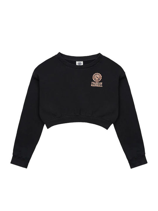 Cropped Women's Sweatshirt Black