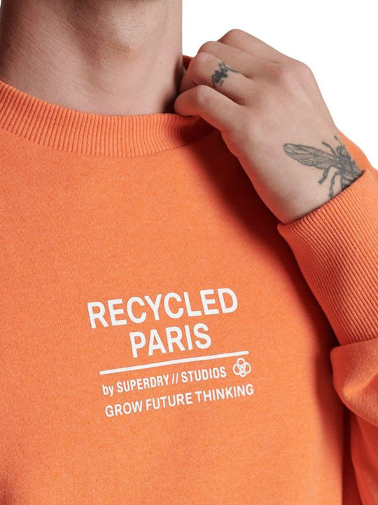 D2 Studios Rcycl City Crew Sweatshirt Orange