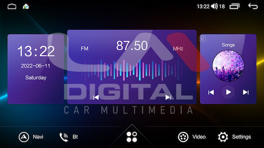LM Digital Car Audio System for BMW Series 3 / E90 / E91 / E92 / Series 3 (E90) E90/E91/E92 (Bluetooth/USB/AUX/WiFi/GPS/Apple-Carplay/Android-Auto) with Touch Screen 9"