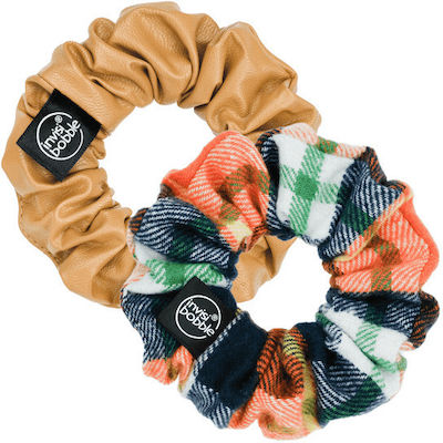 Invisibobble Fall in Love Duo Scrunchy Μαλλιών Καφέ