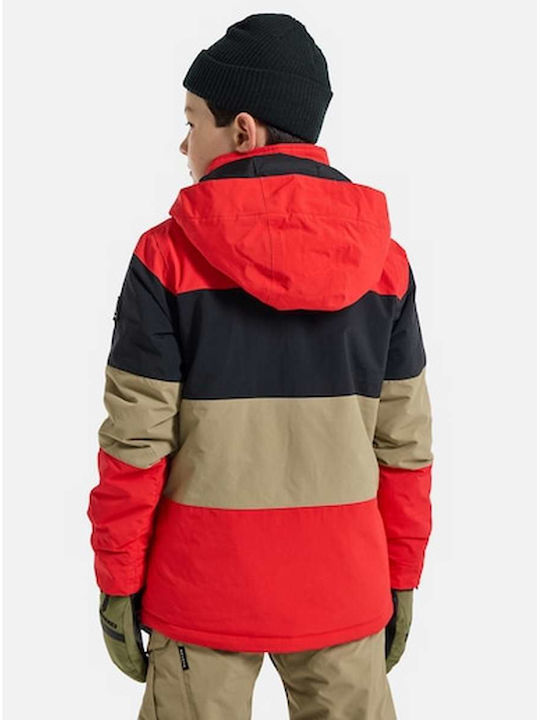Kinder Freizeitjacke Kurz mit Kapuze Mehrfarbig