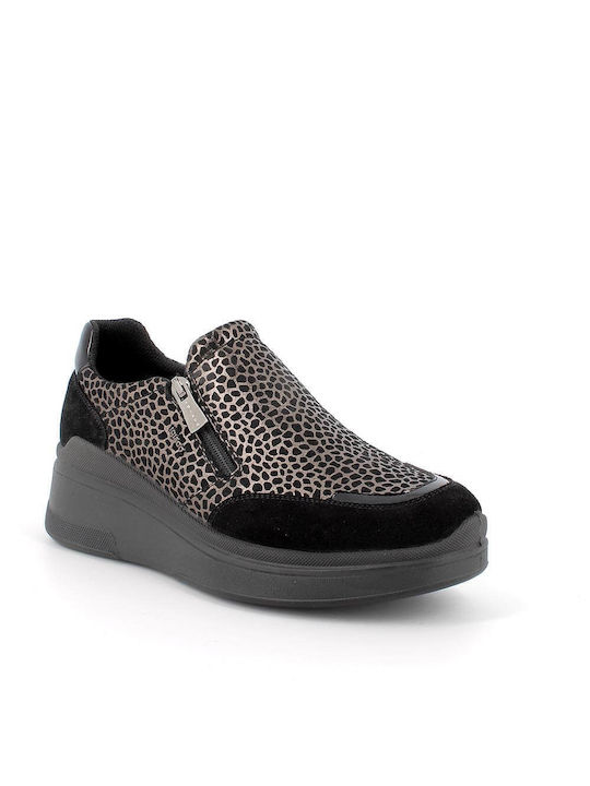 Igi&Go Man Femei Sneakers Negre