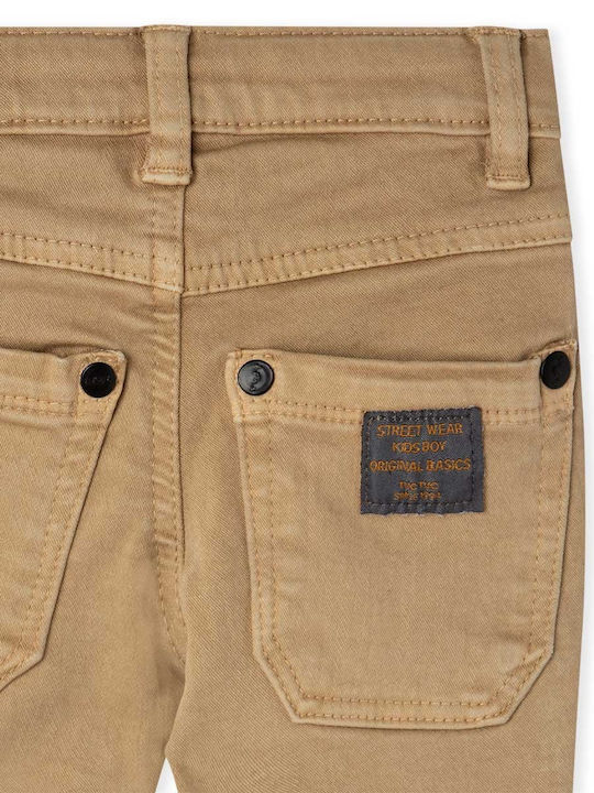 Kinder Hose Chino Stoff Beige