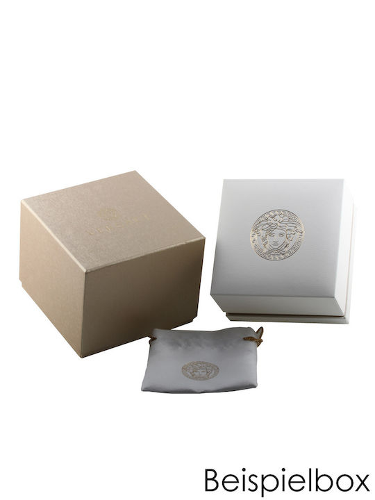 Versace V-circle Ρολόι Μπαταρίας με Μεταλλικό Μπρασελέ Versace V-circle Ρολόι Μπαταρίας με Μεταλλικό Μπρασελέ