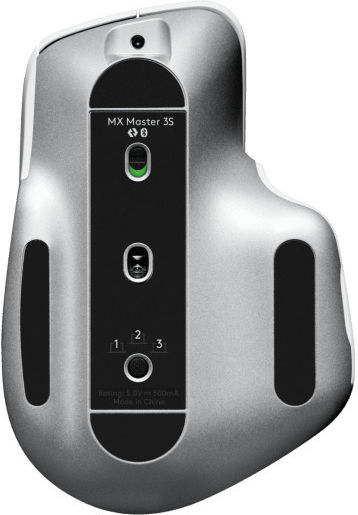 Logitech MX Master 3S for Mac Ασύρματο Εργονομικό Bluetooth Ποντίκι Pale Gray