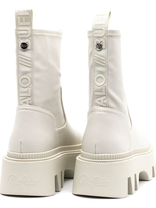 Buffalo Flora Boots Cream