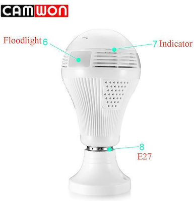 Camwon Hidden Camera WiFi 1080p with Memory Card Slot and Motion Sensor