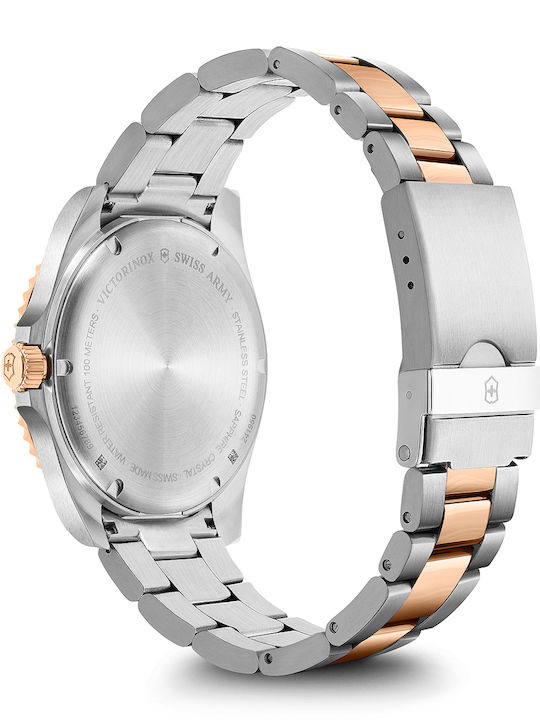 Victorinox Maverick Ανδρικό Ρολόι 43mm Μπαταρίας με Μεταλλικό Μπρασελέ