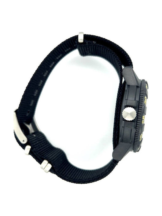 Luminox Sea Turtle Giant 0320 Series Men's Watch 44mm Battery with Black Fabric Strap