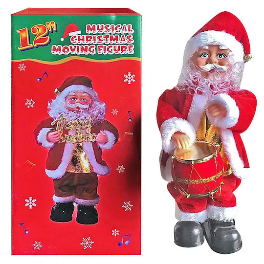 Santa Claus Red 27x14cm and Drum