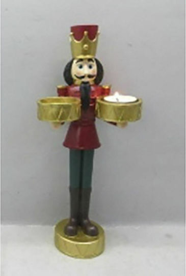 Iliadis Nutcracker de Crăciun din Polirosină Înălțime 28.5cm.