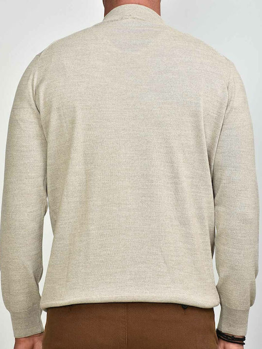 Ellemme Men's Long Sleeve Sweater Beige