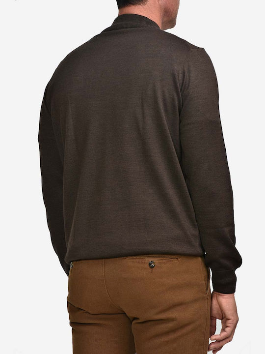 Ellemme Men's Long Sleeve Sweater Brown