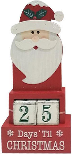Fylliana Calendar Χριστουγεννιάτικο Advent Calendar Κόκκινο 12x4.2x26cm 2τμχ