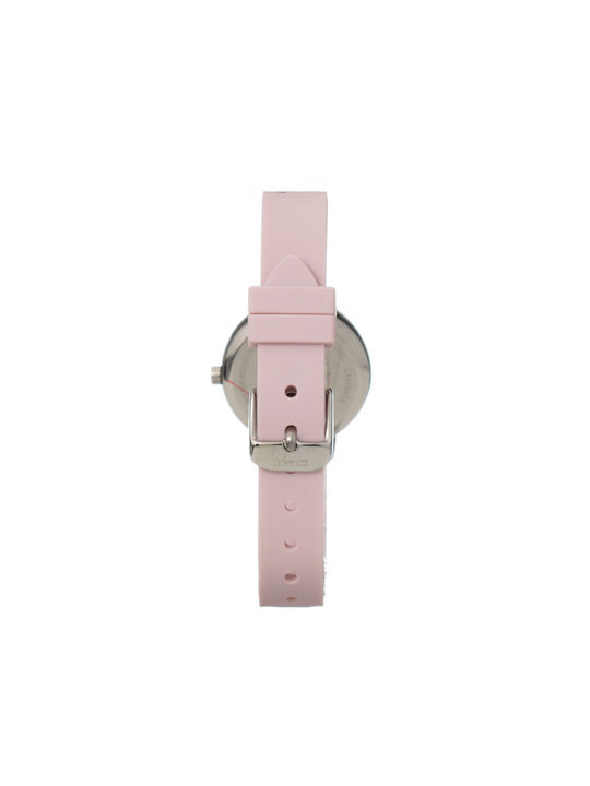 Mr Wonderful WR45100 Watch with Rubber Strap Pink