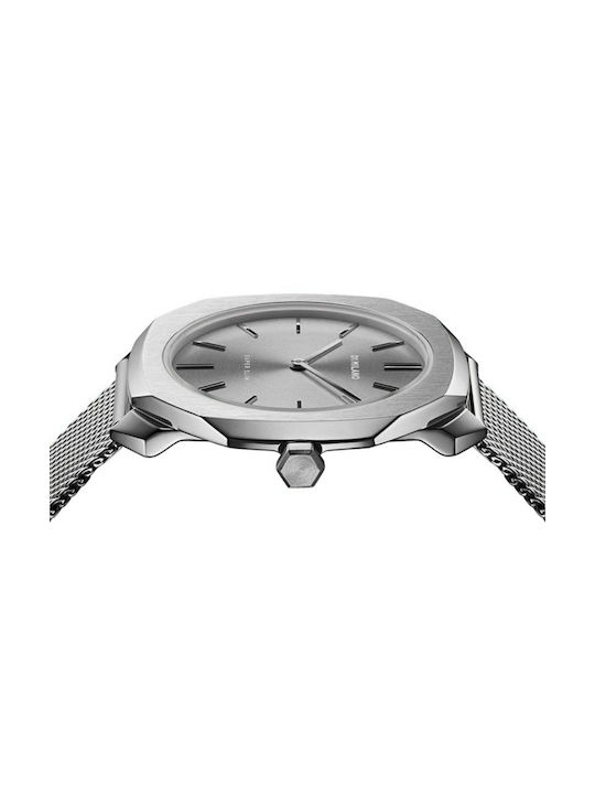 D1 Milano Uhr mit Silber Metallarmband S-SML01