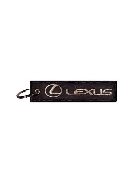 Keychain Lexus Fabric Black