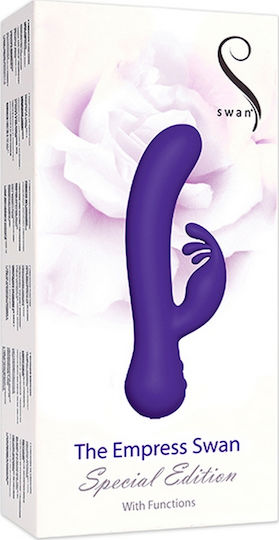 Swan Vibes The Empress Δονητής Rabbit 21cm Purple