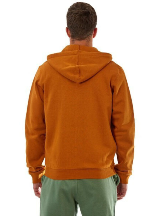 Admiral Men's Sweatshirt Jacket with Hood and Pockets Orange