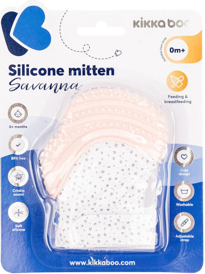 Kikka Boo Savanna Teething Glove BPA Free Silicone for 0 m+