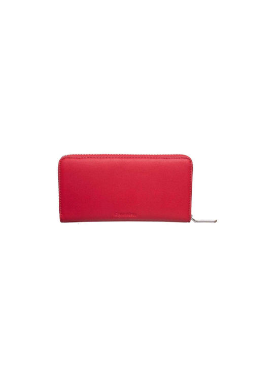 Calvin Klein Groß Frauen Brieftasche Klassiker Rot