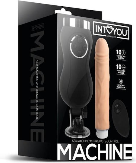 IntoYou Mașină de Sex Sex Machine Vibrații Împingere și Căldură în Culoare Neagră