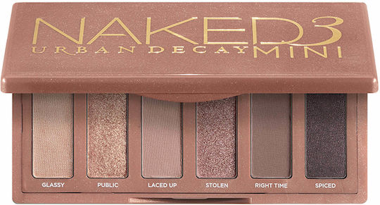 Urban Decay Naked 3 Mini Palette Παλέτα με Σκιές Ματιών σε Στερεή Μορφή
