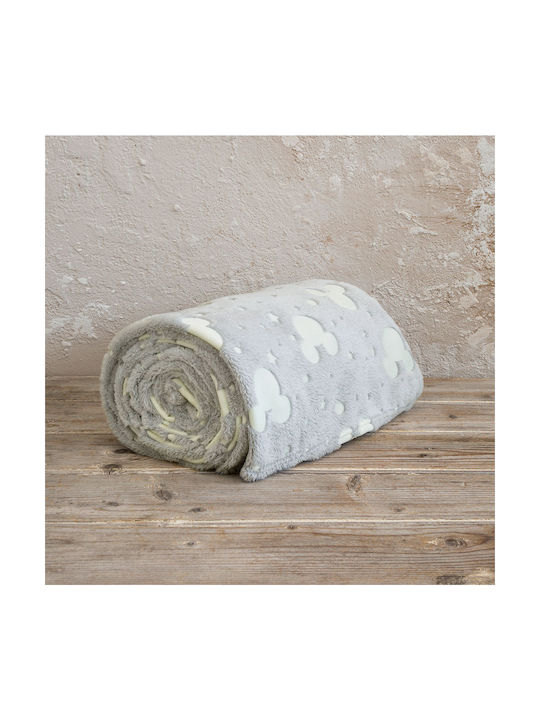 Kocoon Pătură Chip Fosforescentă Gri 150x220cm