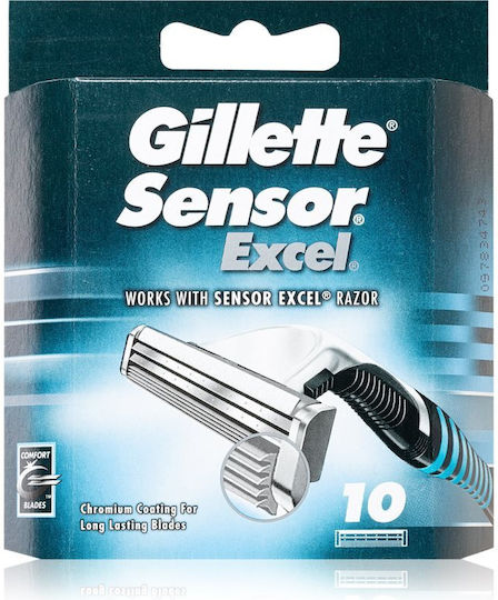 Gillette Sensor Excel Резервни глави с 5 остриета 10бр