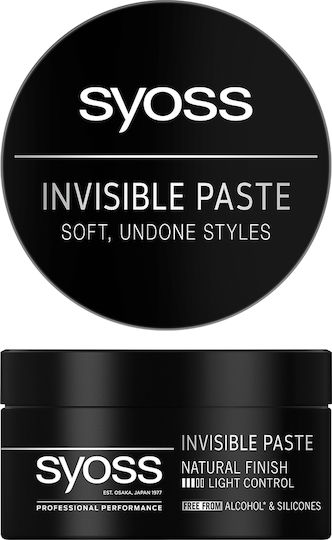 Syoss Invisible Paste για Ελαφρύ Κράτημα & Λάμψη 100ml