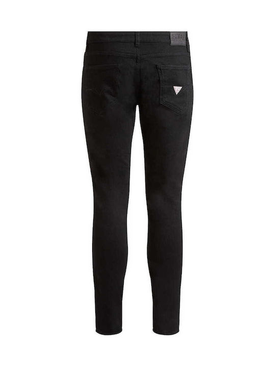 Angels Men's Jeans Pants with Skinny Straight Fit Black