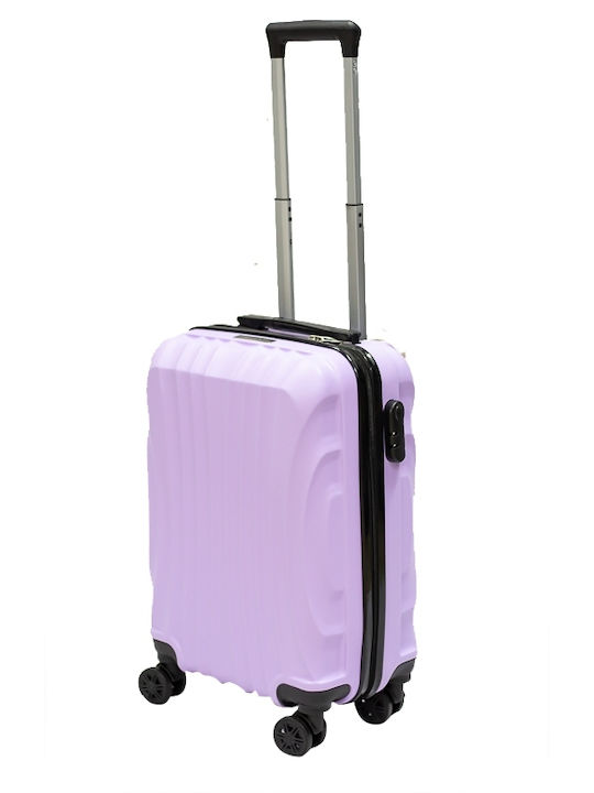 Forecast -20 Cabin Hard Lila Travel Suitcase with 4 Wheels Height 55cm