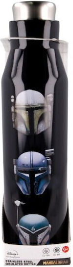 Stor Star Wars The Mandalorian Bottle Thermos Stainless Steel 580ml Black